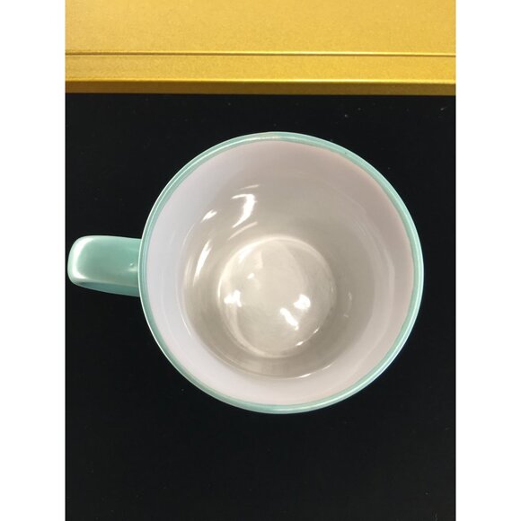 Family Inspired Meals by Ayesha Curry "I'd rather be in bed" Coffee Tea Mug Teal - Picture 6 of 12